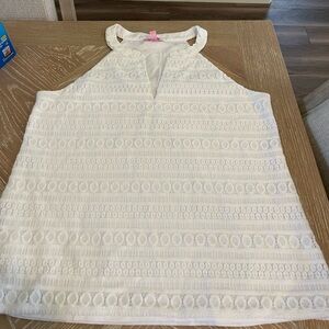 Lily Pulitzer resort white top